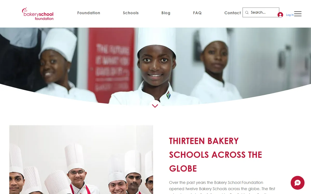 Page d'accueil de bakeryschoolfoundation.com